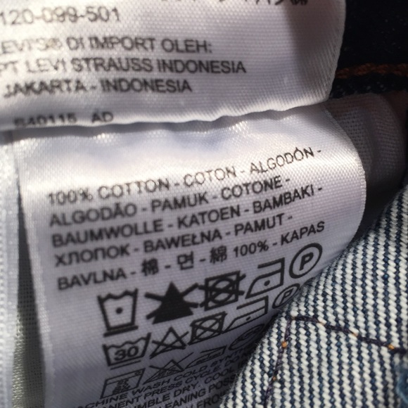 Levi’s 501 Super Mario Bros high rise cutoff short size 25 - Picture 15 of 15